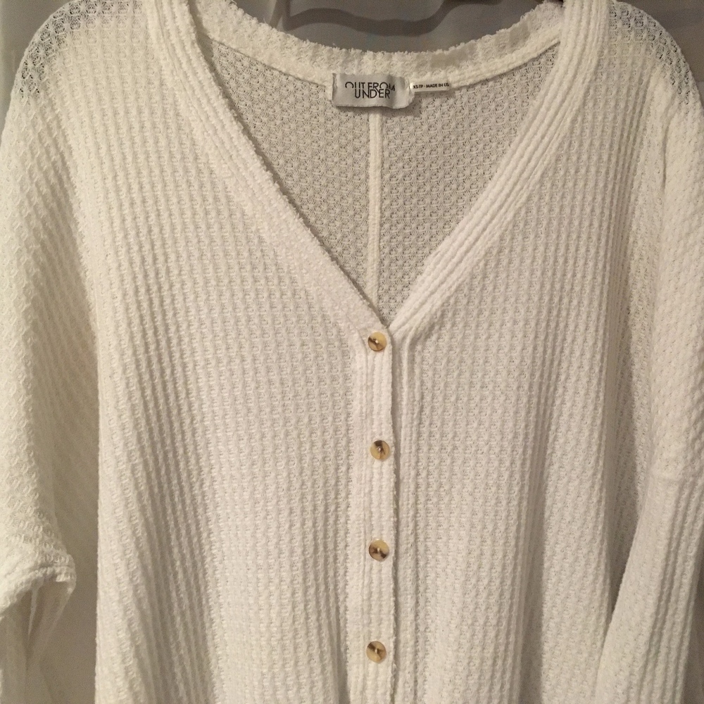 Urban Outfitters Waffle Henley
